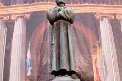 05 Statue of San Francisco Saint Francis de Assisi In Front Of Iglesia San Francisco Saint Francis Church Salta